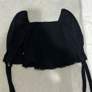 Abercrombie puff sleeve blouse